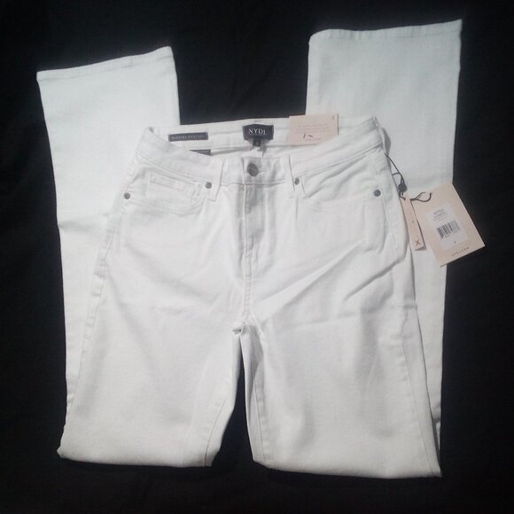 Barbara Bootcut Jeans Optic White Size 2 Brand New - Picture 5 of 10